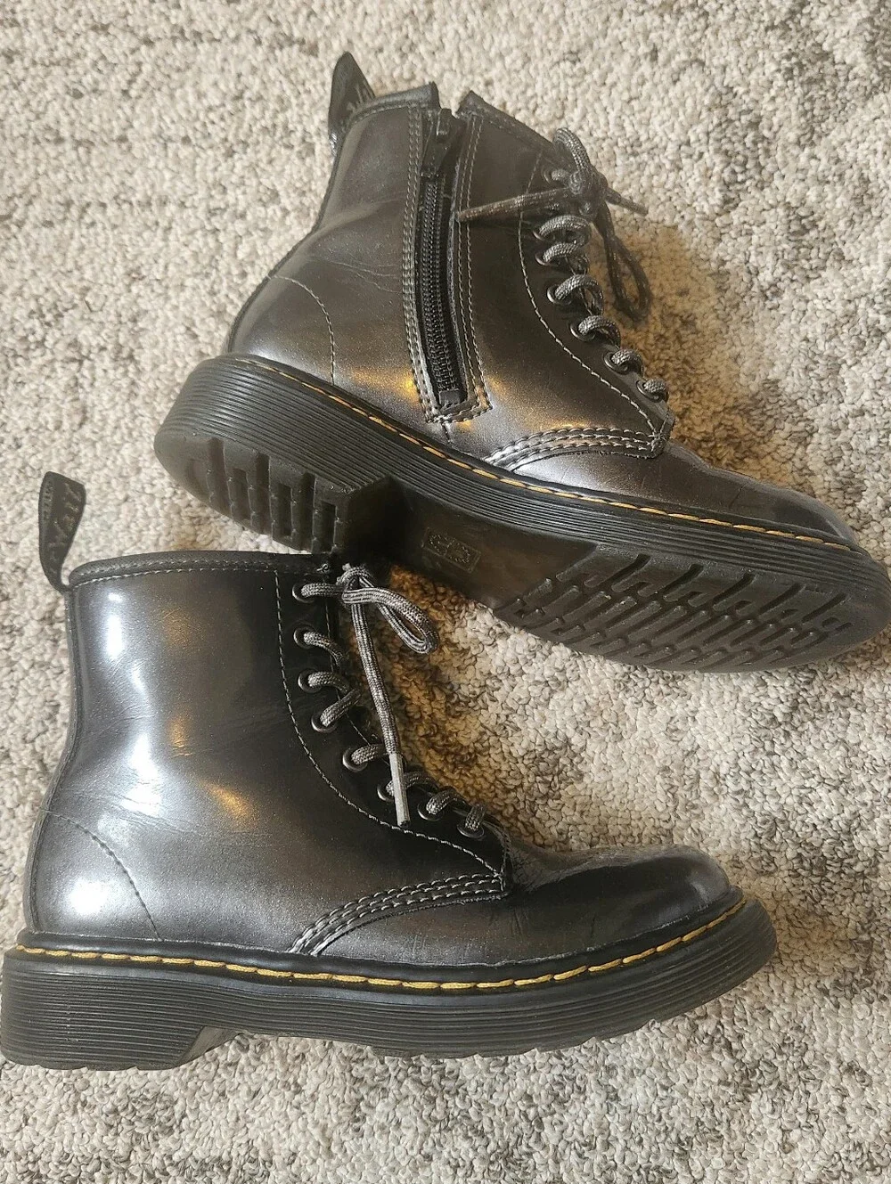 Little Girls Dr Marten Lace Up Boots